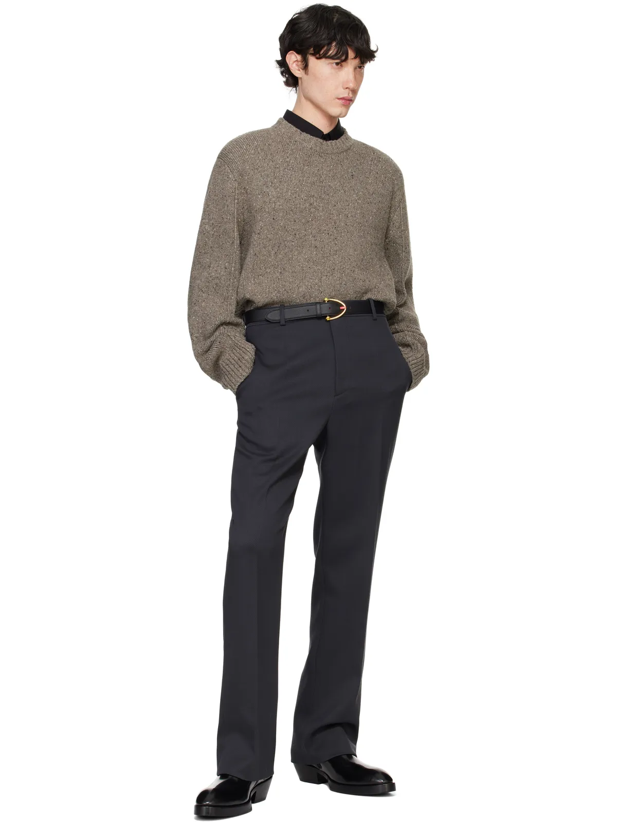 Bottega Veneta ウール テーラード セーター - 画像5