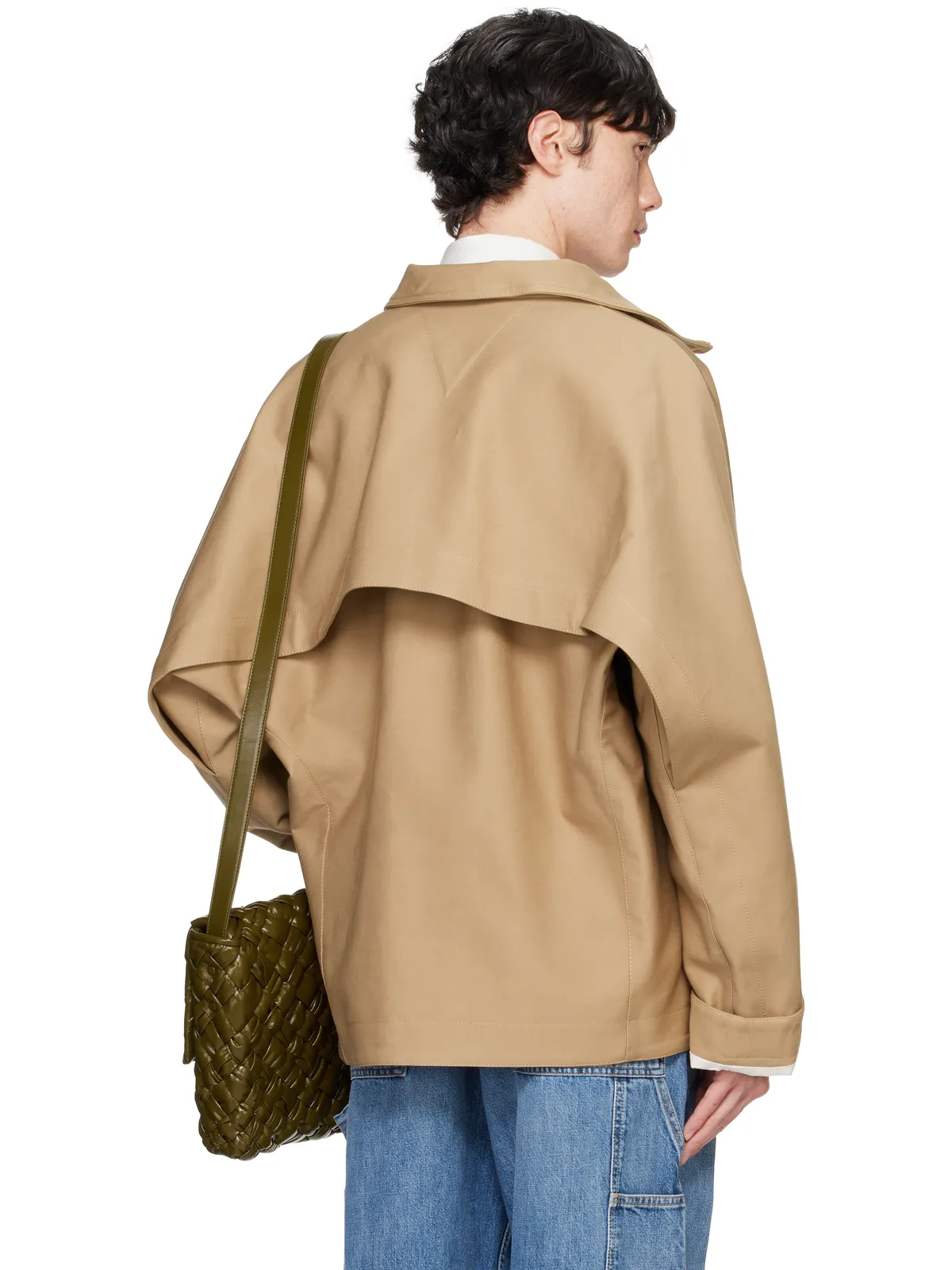 Bottega Veneta ヘビー コットンギャバジン ジャケット - 画像3