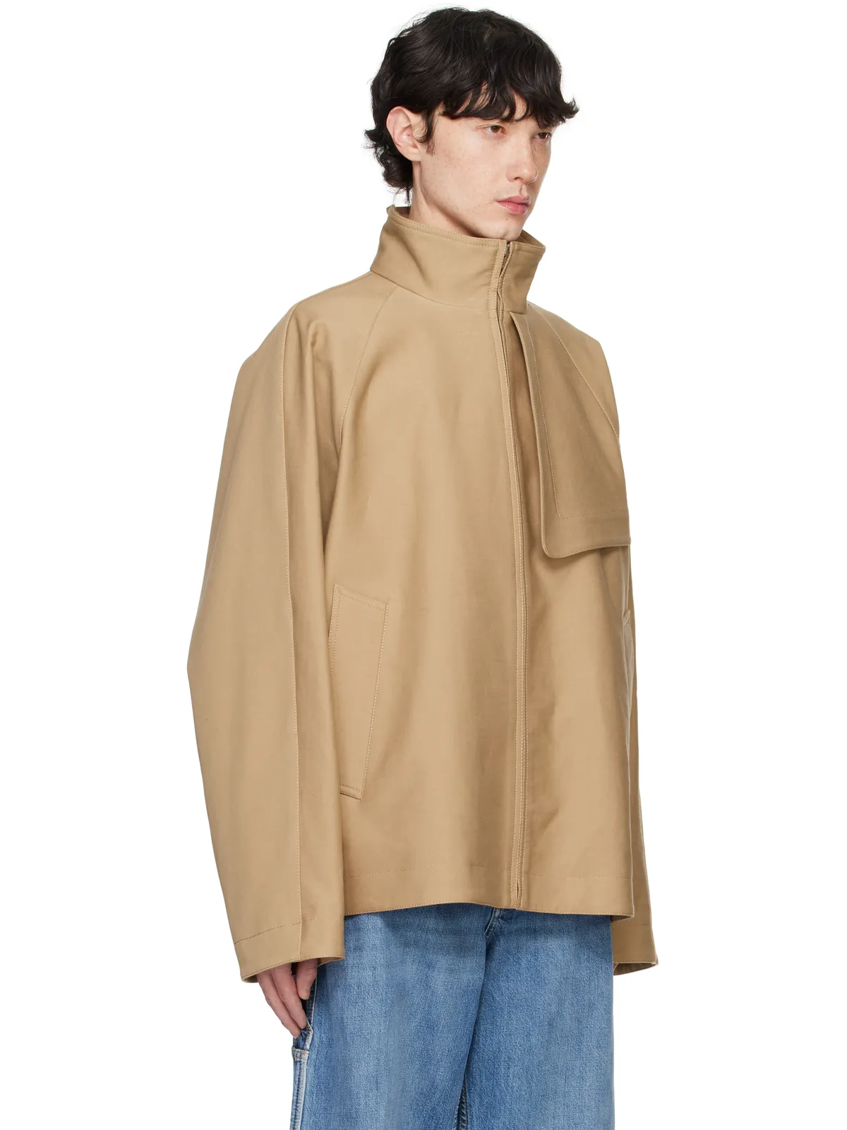 Bottega Veneta ヘビー コットンギャバジン ジャケット - 画像4