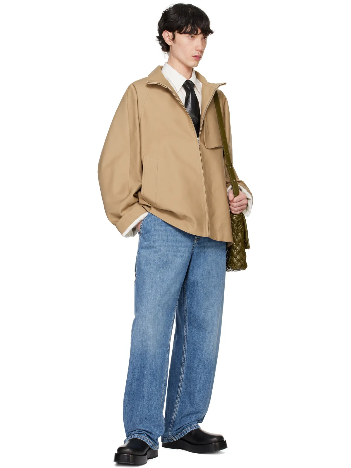 Bottega Veneta ヘビー コットンギャバジン ジャケット - 画像5