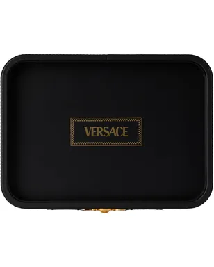 VERSACE ブラック メドゥーサ '95 レザー 小物入れ - サムネイル1