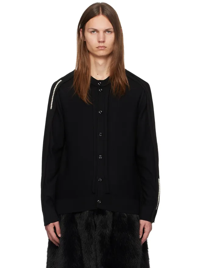 Simone Rocha Simone Rocha ビーズ インバーテッドシーム カーディガンの商品画像