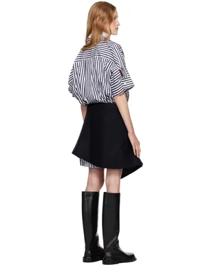 sacai ストライプ パネル ミニドレス - サムネイル3
