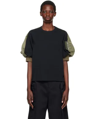 sacai パネル Tシャツ - サムネイル1