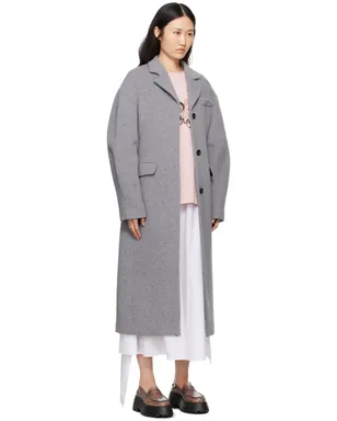 MSGM ドロップショルダー コート - サムネイル2