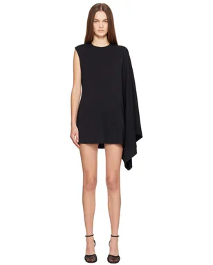ALAÏA アシンメトリー カフタン ミニドレス - サムネイル1