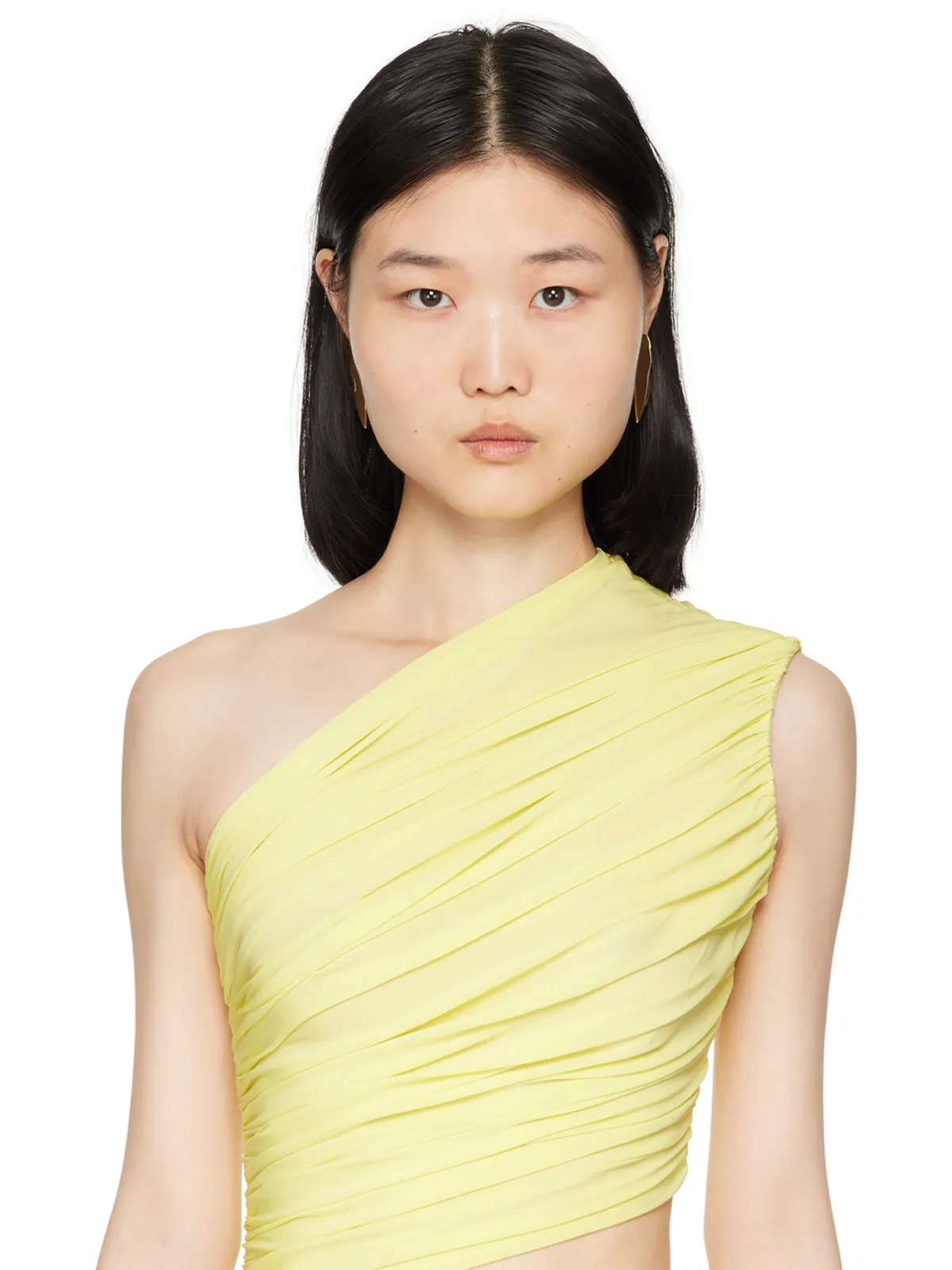 ALAÏA ゴールド Le Cœur Torn ピアス - 画像3