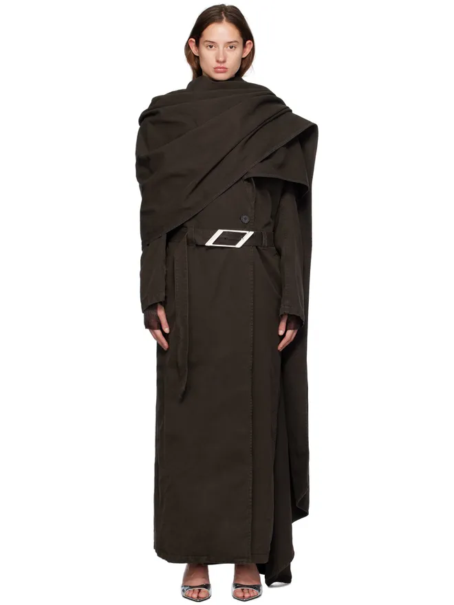 THE ATTICO THE ATTICO SSENSE限定 ロング トレンチコートの商品画像