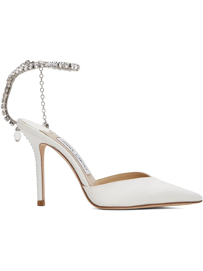 Jimmy Choo Jimmy Choo ホワイト Saeda 100 ヒールの商品画像