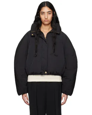 JACQUEMUS La Casaコレクション ブラック La doudoune courte Caraco ジャケット - サムネイル1
