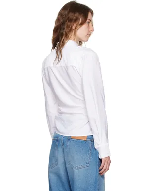 JACQUEMUS Les Sculpturesコレクション ホワイト La chemise Bahia シャツ - サムネイル3