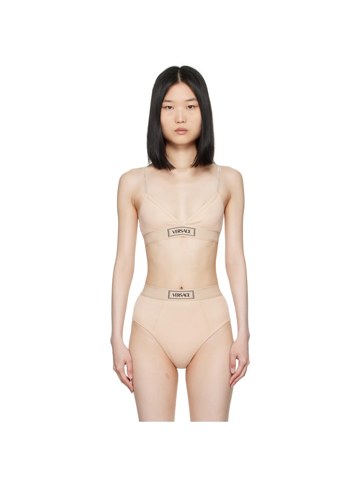 Versace Underwear 90s ヴィンテージ ロゴ ブラ - 画像1