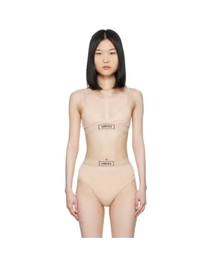 Versace Underwear 90s ヴィンテージ ロゴ ブラ - サムネイル1