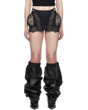 Jean Paul Gaultier Shayne Oliverエディション ブラック ミニスカート - サムネイル1