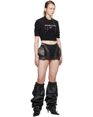 Jean Paul Gaultier Shayne Oliverエディション ブラック ミニスカート - サムネイル5