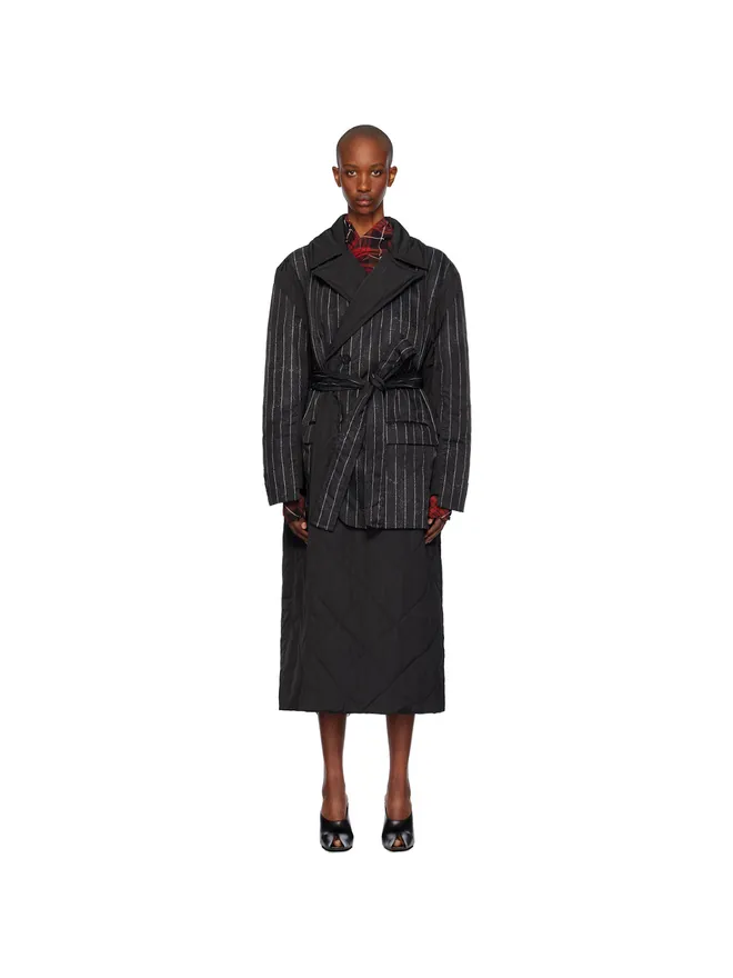 Jean Paul Gaultier Jean Paul Gaultier ピンストライプ コートの商品画像