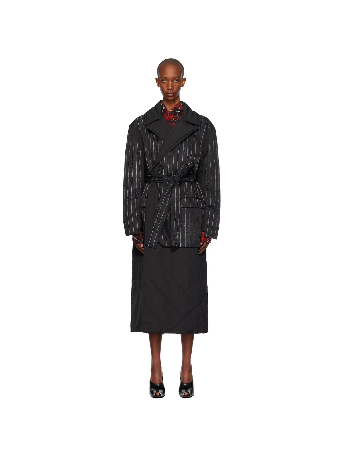 Jean Paul Gaultier ピンストライプ コート - 画像1
