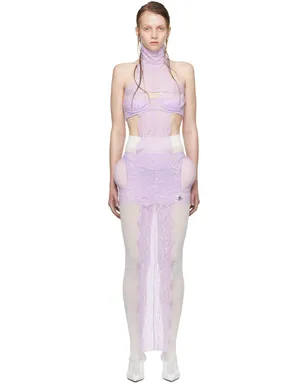 Jean Paul Gaultier Shayne Oliverエディション パープル ミニドレス - サムネイル1