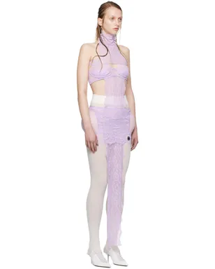 Jean Paul Gaultier Shayne Oliverエディション パープル ミニドレス - サムネイル2