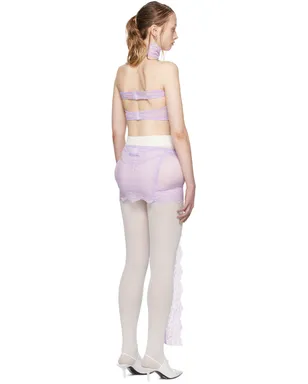Jean Paul Gaultier Shayne Oliverエディション パープル ミニドレス - サムネイル3