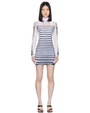 Jean Paul Gaultier The Marinière ミニワンピース - サムネイル1