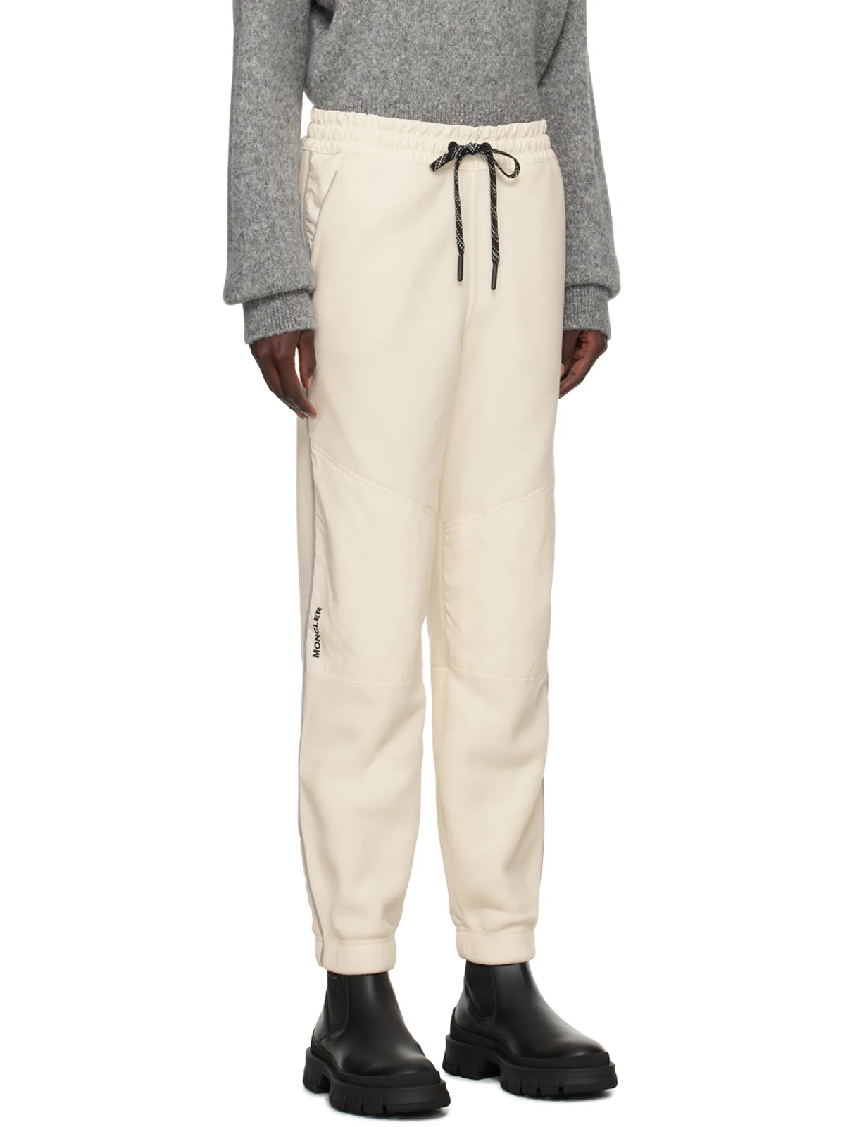 Moncler Grenoble リフレクティブ ストライプ ラウンジパンツ - 画像2