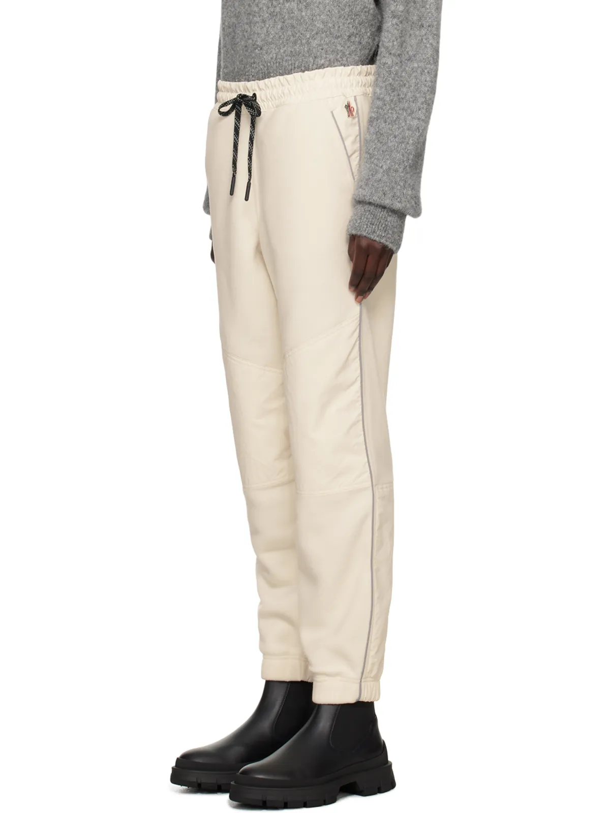Moncler Grenoble リフレクティブ ストライプ ラウンジパンツ - 画像4