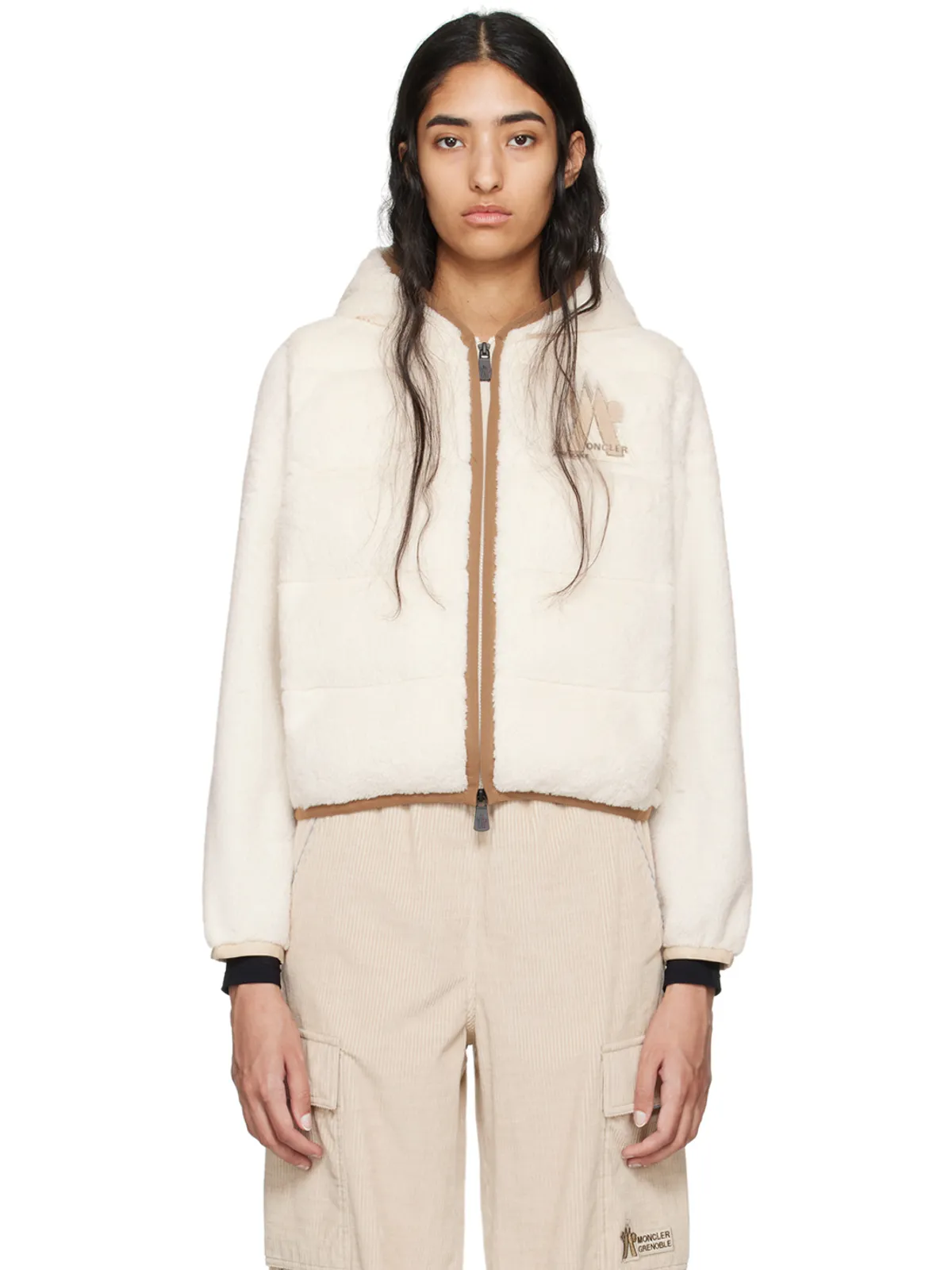 Moncler Grenoble ロゴパッチ ダウンジャケット - 画像1