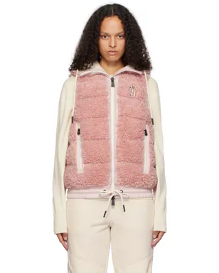 Moncler Grenoble Teddy パデッド ジップアップ ダウンベスト - サムネイル1