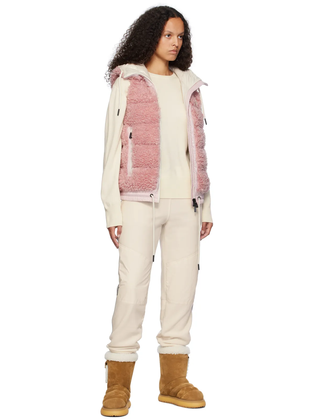 Moncler Grenoble Teddy パデッド ジップアップ ダウンベスト - 画像4