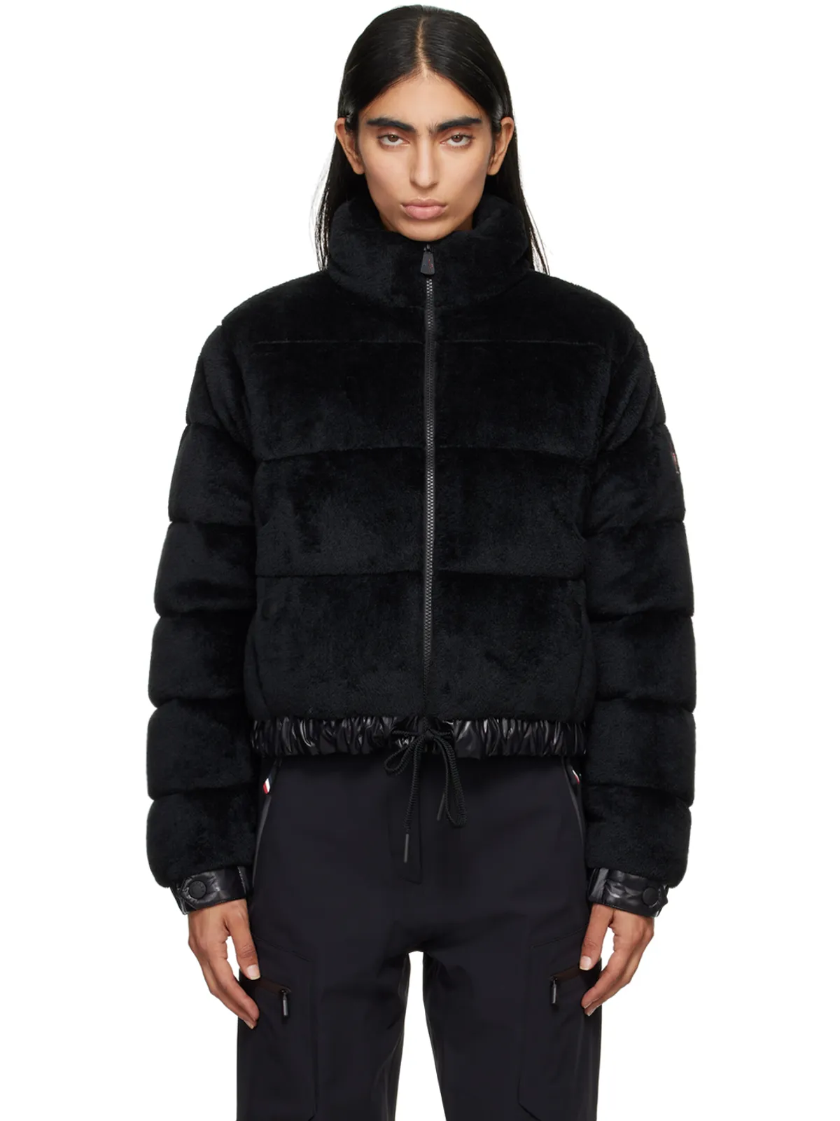 Moncler Grenoble Ayse フェイクファー ダウンジャケット - 画像1