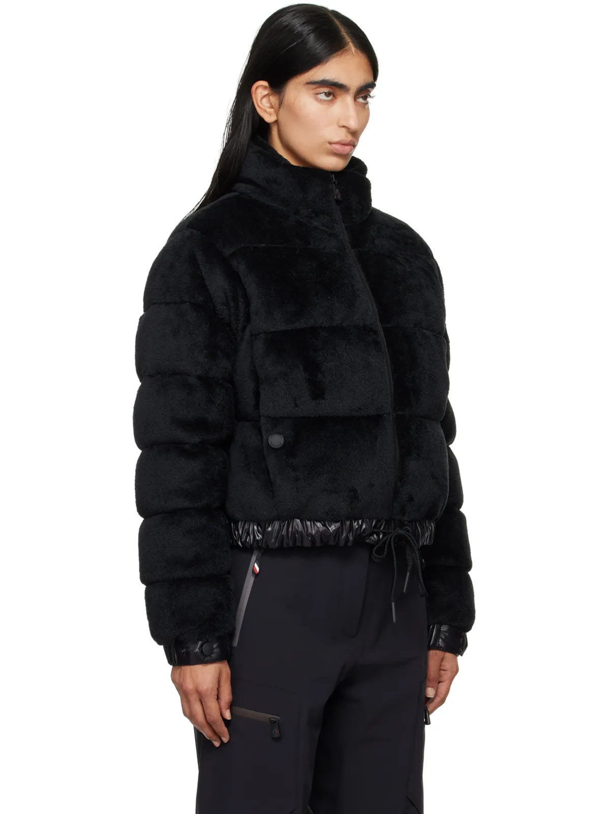 Moncler Grenoble Ayse フェイクファー ダウンジャケット - 画像2