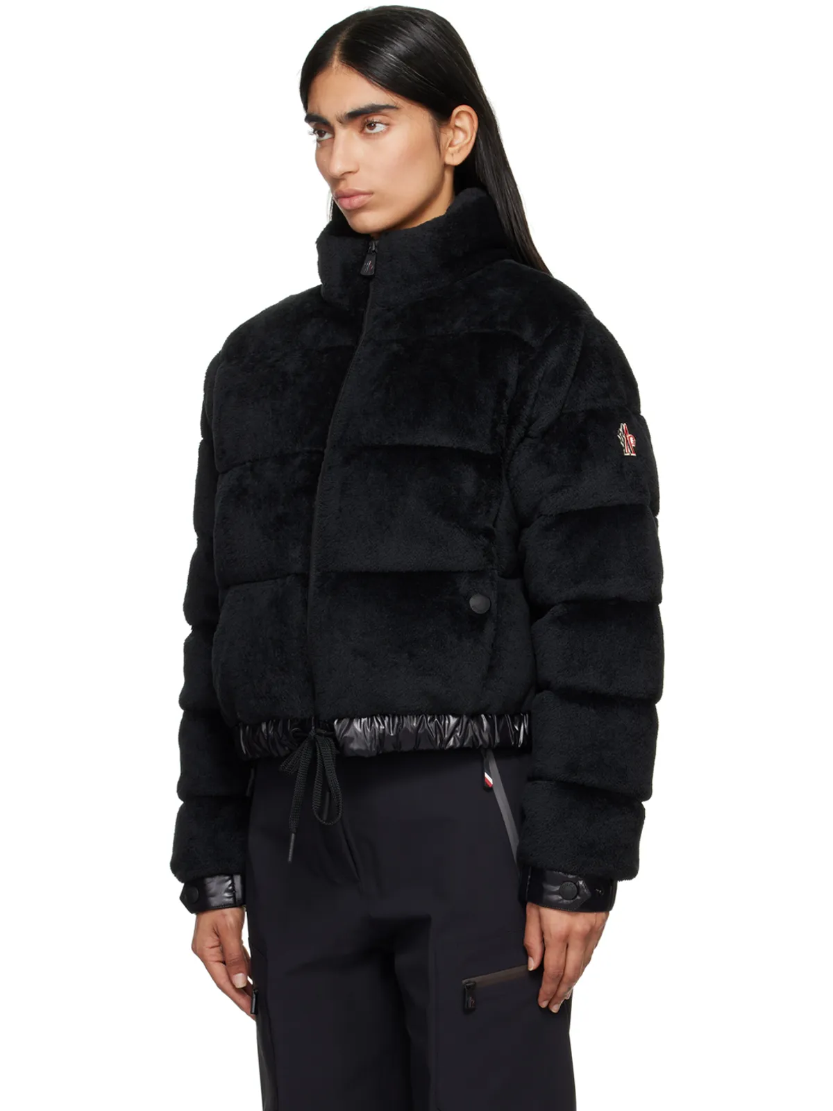 Moncler Grenoble Ayse フェイクファー ダウンジャケット - 画像4