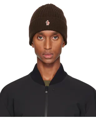 Moncler Grenoble リブニット ウール ビーニー - サムネイル1