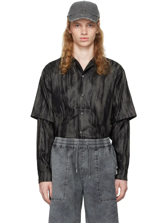 Han Kjobenhavn Han Kjobenhavn ツーレイヤード シャツの商品画像