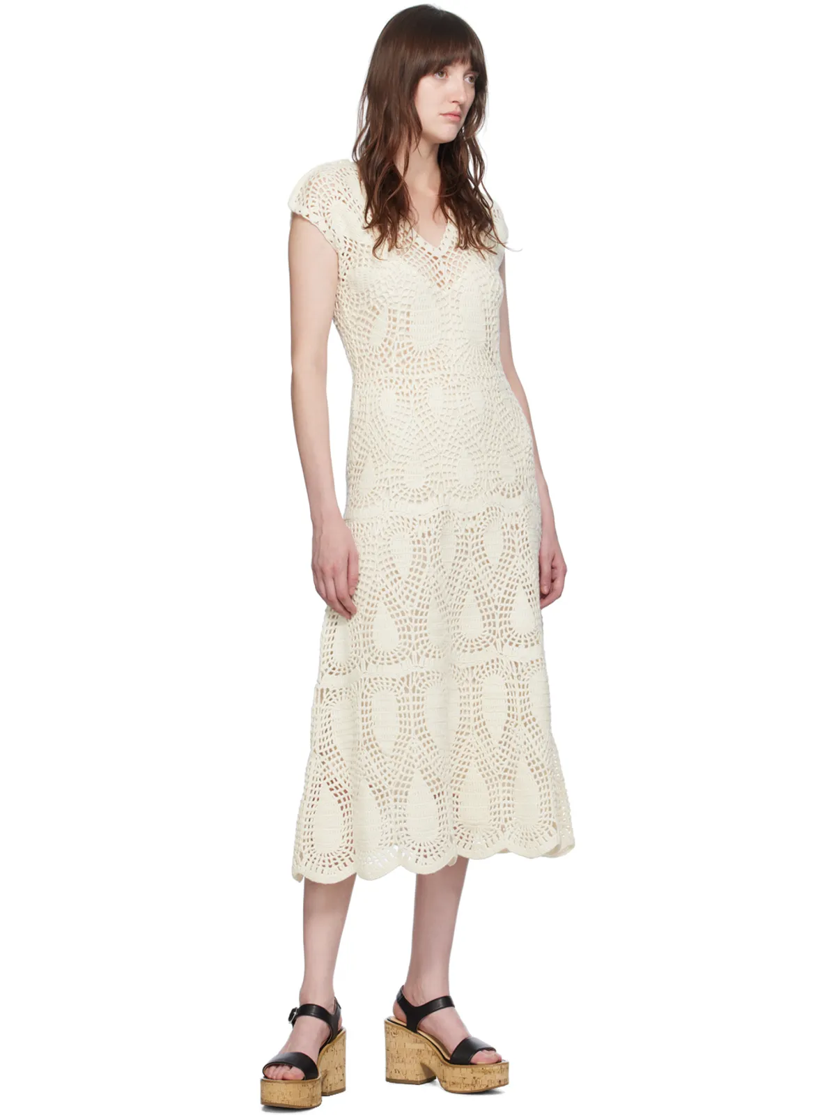 Gabriela Hearst Waldman マキシワンピース - 画像4