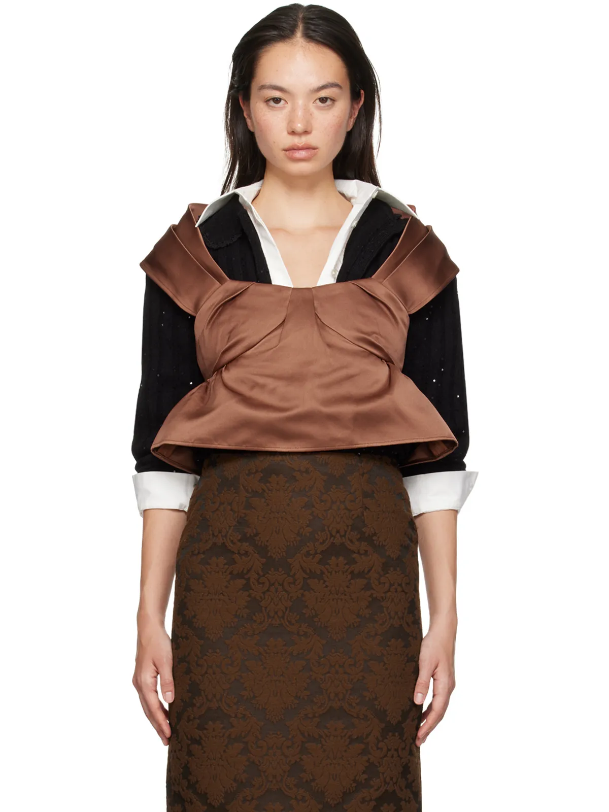 Shushu/Tong Three-Dimensional Pleated トップス - 画像1