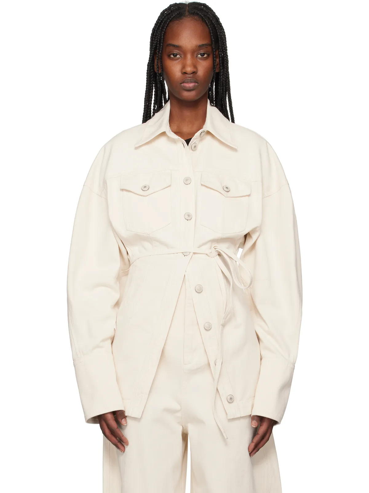 Sportmax Biblios デニムジャケット - 画像1