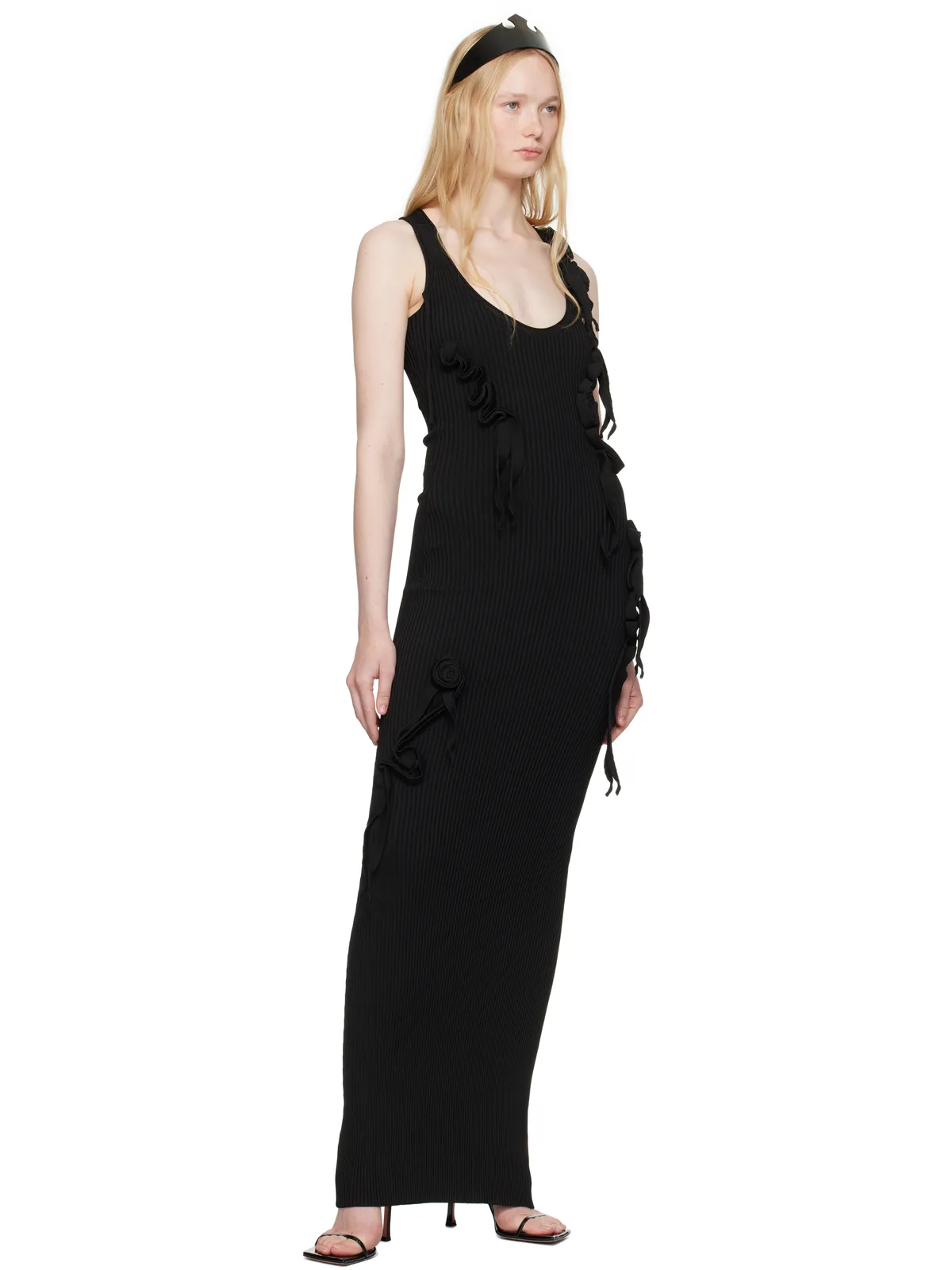 Coperni Ribbon Long ニット タンク マキシワンピース - 画像4