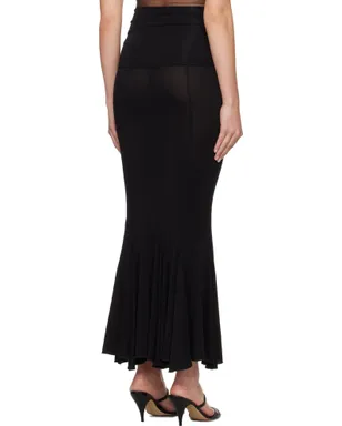 Nensi Dojaka V Waist Flared ミディアムスカート - サムネイル3