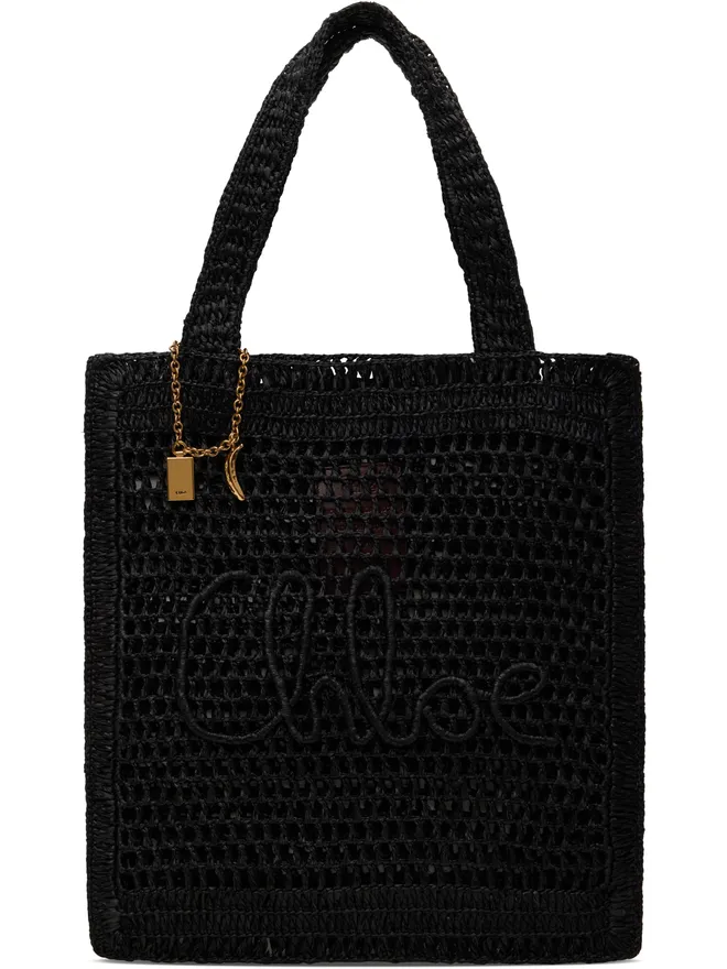 Chloe Chloe Summer Banana ラフィア トートバッグの商品画像
