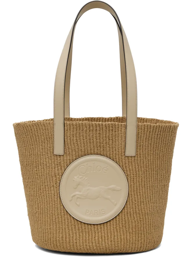 Chloe Chloe ラージ Horse Medal かごトートの商品画像