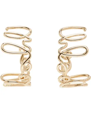Chloe ゴールド The Chloé Iconic Hoop ピアス - サムネイル1