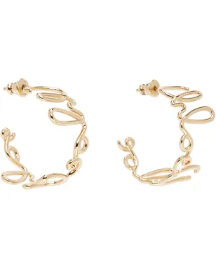 Chloe ゴールド The Chloé Iconic Hoop ピアス - サムネイル2