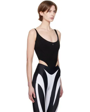 Mugler Viscrepe ボディスーツ - サムネイル2
