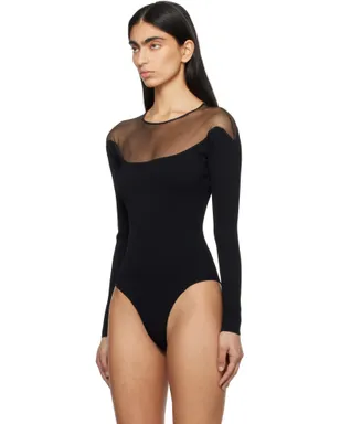 Mugler Illusion ニット ボディスーツ - サムネイル4