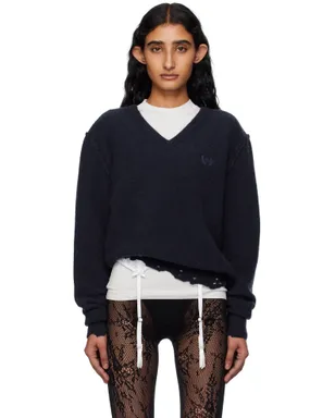 Balenciaga Laurel Classic インサイドアウト Vネックセーター - サムネイル1