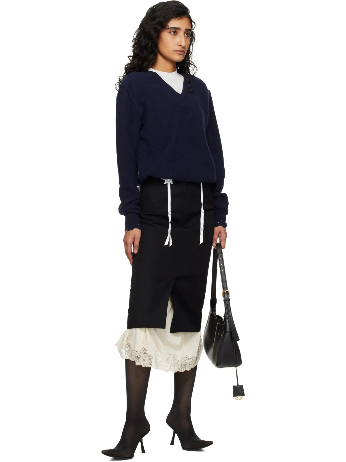 Balenciaga ストッキング ヒール トールブーツ - 画像5