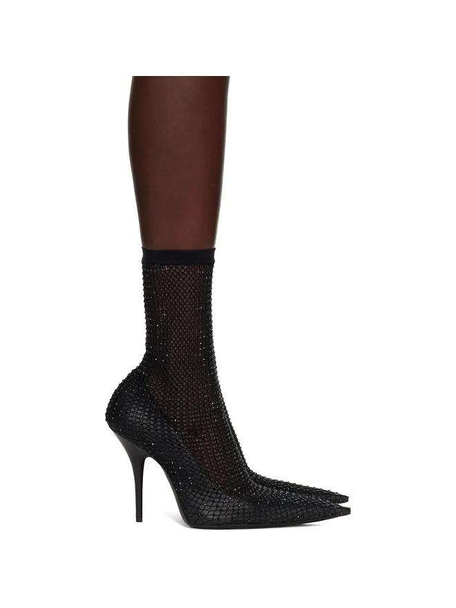 Balenciaga Balenciaga ブラック Avenue 110mm Bootie ヒールの商品画像