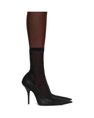 Balenciaga ブラック Avenue 110mm Bootie ヒール - サムネイル1